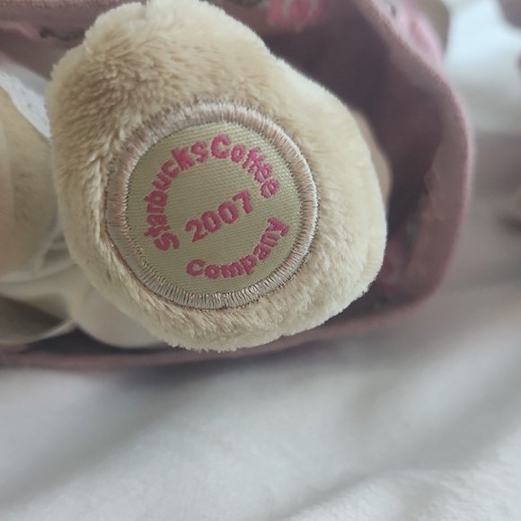 2007 Starbucks Bearista Bear Collection 58th 59th Valentines Day 9" Plush Set - Picture 4 of 15